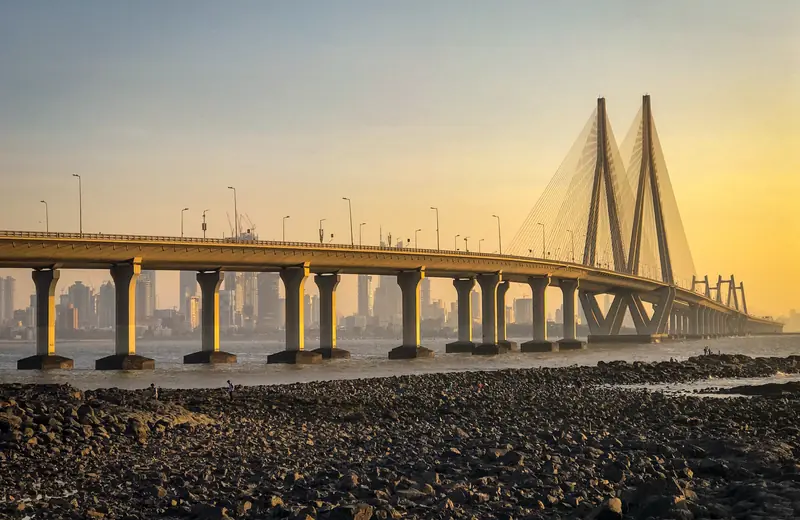 Mumbai skyline at dusk